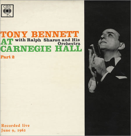 Tony Bennett - At Carnegie Hall Part 2 - Used Vinyl Record