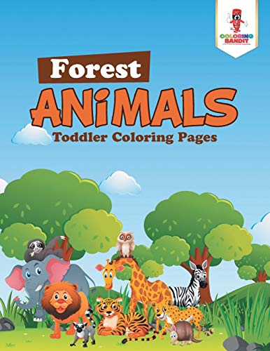 Coloring Bandit - Forest Animals   Toddler Coloring Pages - New paperb