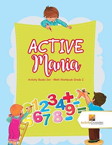 Activity Crusades - ACTIVE Mania   Activity Books Set - Math Workbook