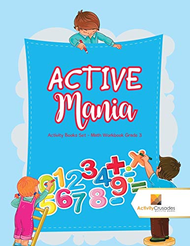 Activity Crusades - ACTIVE Mania   Activity Books Set - Math Workbook