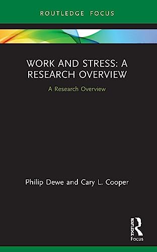 Cary L Cooper - Work and Stress   A Research Overview - New Paperback