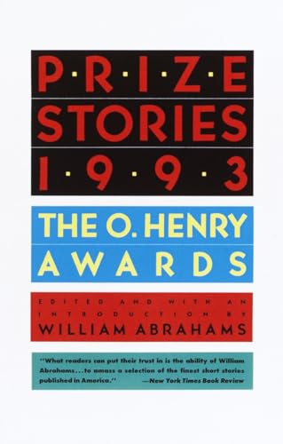 Abrahams - Prize Stories 1993  The O'Henry Awards - New paperback or s