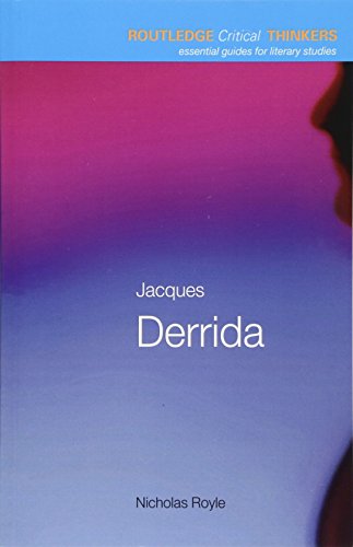 Nicholas Royl - Jacques Derrida - New Paperback