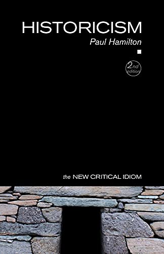 Paul Hamilton - Historicism - New Paperback