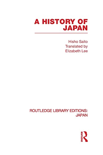 Saito - A History of Japan - New paperback or softback