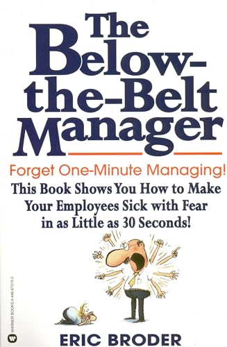 Broder - Below-The-Belt Manager - New paperback or softback
