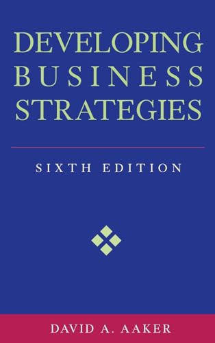 Aaker - Developing Business Strategies - New hardback or cased book