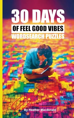Macdonald - 30 Days of Feel Good Vibes Wordsearch Puzzles - New paperb