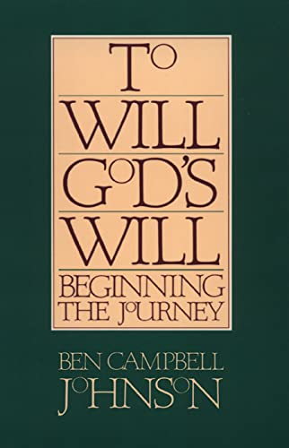 Johnson - To will God's will - New paperback or softback