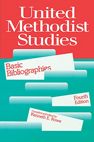 Row - United Methodist Studies: Brief Bibliographies - New paperback o