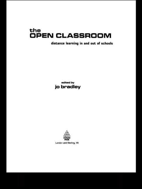 Bradley - Open Classroom   Distance Learning in Schools - New paperbac