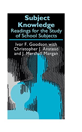 Anstead - Subject Knowledge   Readings For The Study Of School Subject