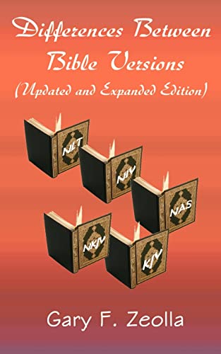 Zeolla - Differences Between Bible Versions - New paperback or softbac