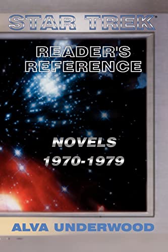 Underwood - Star Trek Reader's Reference  Novels 1970-1979 - New paper