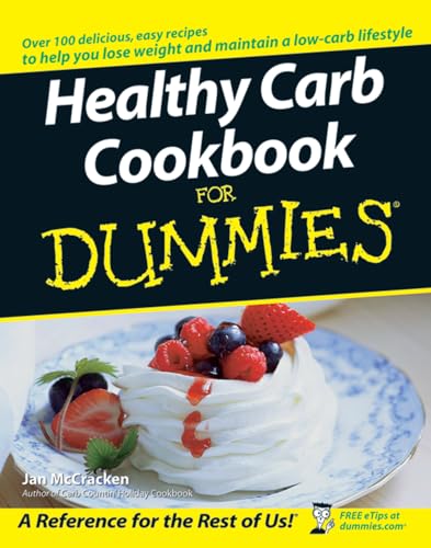 McCracken - Healthy Carb Cookbook for Dummies - New paperback or softb