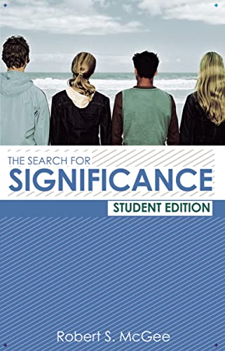 McG - Search for Significance Student Edition - New paperback or softb
