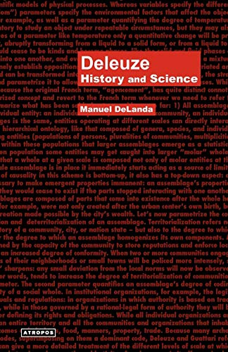 Delanda - Deleuze  History and Science - New paperback or softback