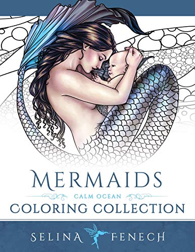 Fenec - Mermaids - Calm Ocean Coloring Collection - New paperback or s