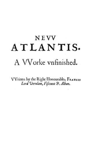 Bacon - New Atlantis - New paperback or softback