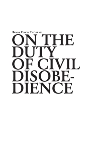 oreau - On the duty of civil disobedience - New paperback or softback