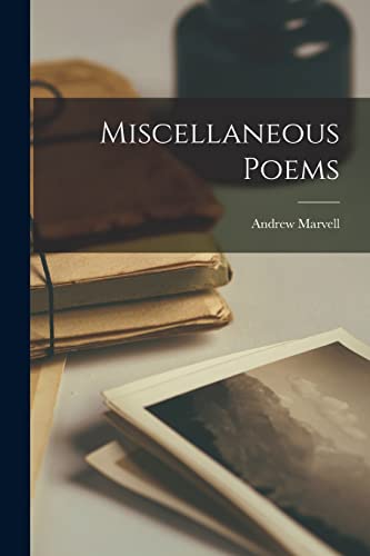 Marvell - Miscellaneous Poems - New paperback or softback