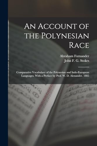 Fornander - An Account of the Polynesian Race: Comparative Vocabulary