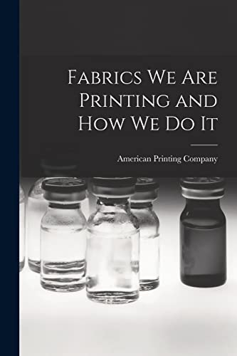 American Printing Co - Fabrics we are Printing and how we do It - New