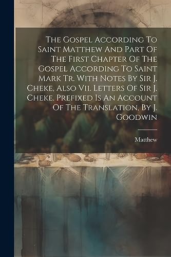 (st) - Gospel According To Saint  And Part Of The First Chapter Of The