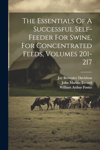 Evvard - Essentials Of A Successful Self-feeder For Swine, For Concent
