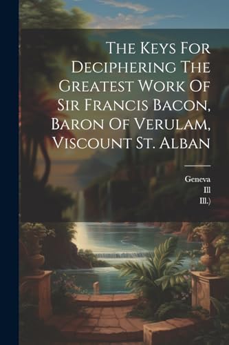 laboratories - Keys For Deciphering The Greatest Work Of Sir Francis B