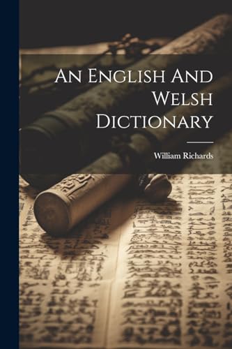 Richards - An English And Welsh Dictionary - New paperback or softback