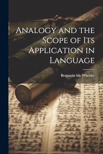Wheeler - Analogy and the Scope of Its Application in Language - New p