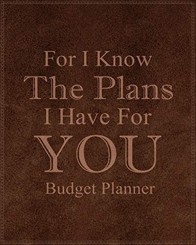 PaperLand - For I Know The Plans I Have For You  Adult Budget Planner,