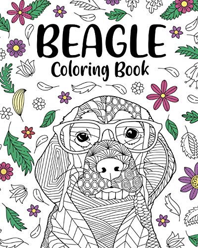 PaperLand - Beagle Coloring Book  Coloring Books for Adults, Gifts for