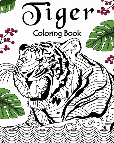PaperLand - Tiger Coloring Book  Coloring Books for Adults, Gifts for