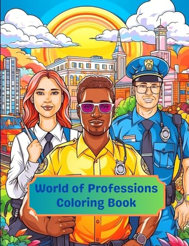 Hazra - World of Professions Coloring Book - New paperback or softback