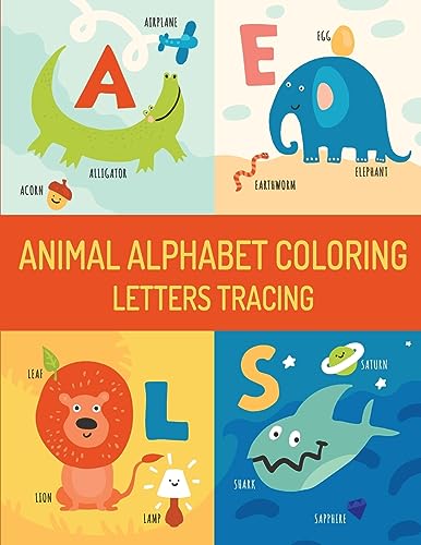BUCUR HOUSE - Animal Alphabet: Letters Tracing and Coloring - Learning
