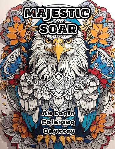 ColorZen - Majestic Soar: An Eagle Coloring Odyssey - New paperback or