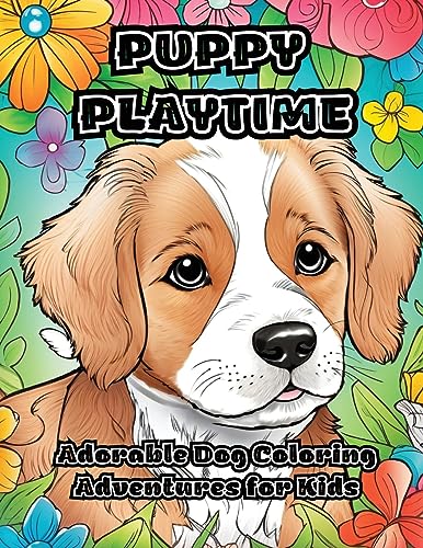 ColorZen - Puppy Playtime: Adorable Dog Coloring Adventures for Kids -