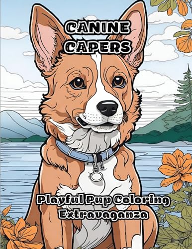 ColorZen - Canine Capers: Playful Pup Coloring Extravaganza - New pape