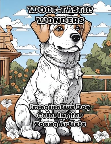 ColorZen - Woof-tastic Wonders: Imaginative Dog Coloring for Young Art