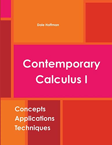 Hoffman - Contemporary Calculus I - New paperback or softback