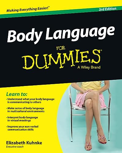 Elizabeth Kuhnk - Body Language For Dummies - New Paperback