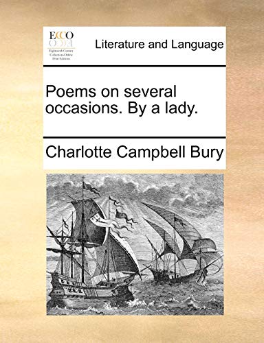 Bury - Poems on several occasions. By a lady. - New paperback or softb