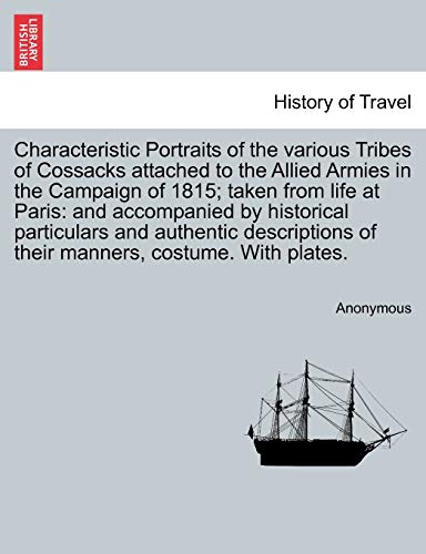 Anonymous - Characteristic Portraits of the various Tribes of Cossacks