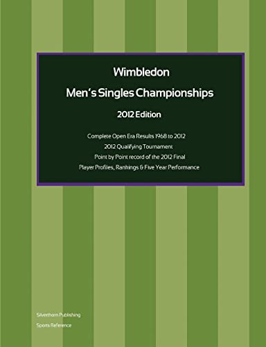 Barclay - Wimbledon Men's Singles Championships 2012 Edition - New pap