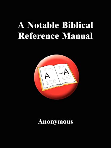 Anonymous - A Notable Biblical Reference Manual - New paperback or sof