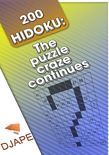 Djap - 200 Hidoku  The puzzle craze continues - New paperback or softb