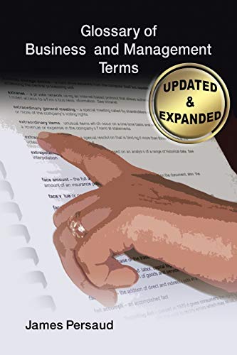 Persaud - Glossary of Business and Management Terms - New paperback or