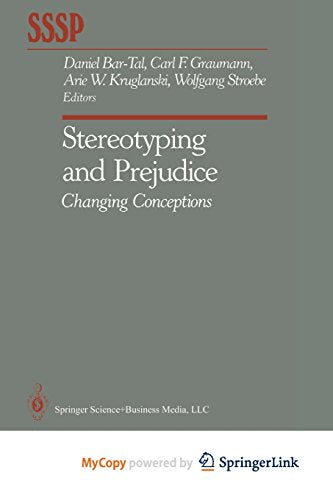 Bar-Tal - Stereotyping and Prejudice : Changing Conceptions - New pape